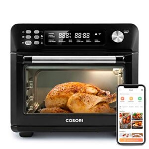 COSORI Air Fryer Toaster Combo 26.4QT 12 Functions Large Countertop Oven | Dehydrator with 1800W | Recipes & Accessories Included|  Work with Alexa