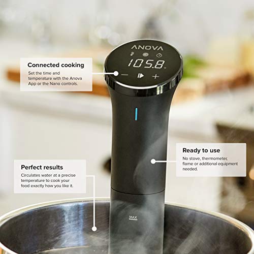 Anova Culinary Sous Vide Precision Cooker Nano | Bluetooth | 750W | Anova App Included - Image 4