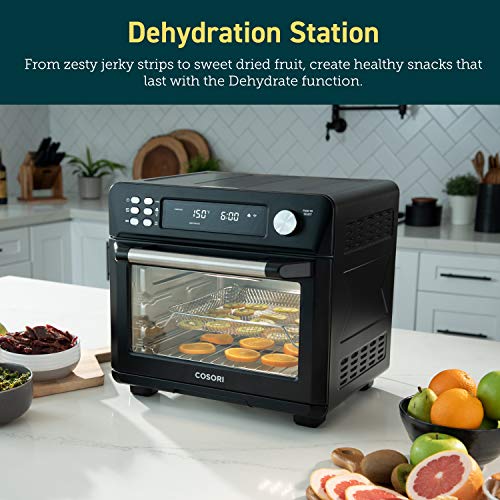 COSORI Air Fryer Toaster Combo 26.4QT 12 Functions Large Countertop Oven | Dehydrator with 1800W | Recipes & Accessories Included| Work with Alexa - Image 5