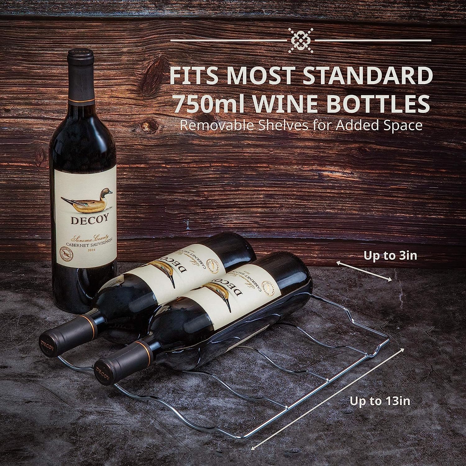 Ivation 18 Bottle Compressor Wine Cooler Refrigerator with Wi-Fi Smart App Control Cooling System | Large Freestanding Wine Cellar Fridge For Red White Champagne or Sparkling, Black Glass Door & Lock - Image 7